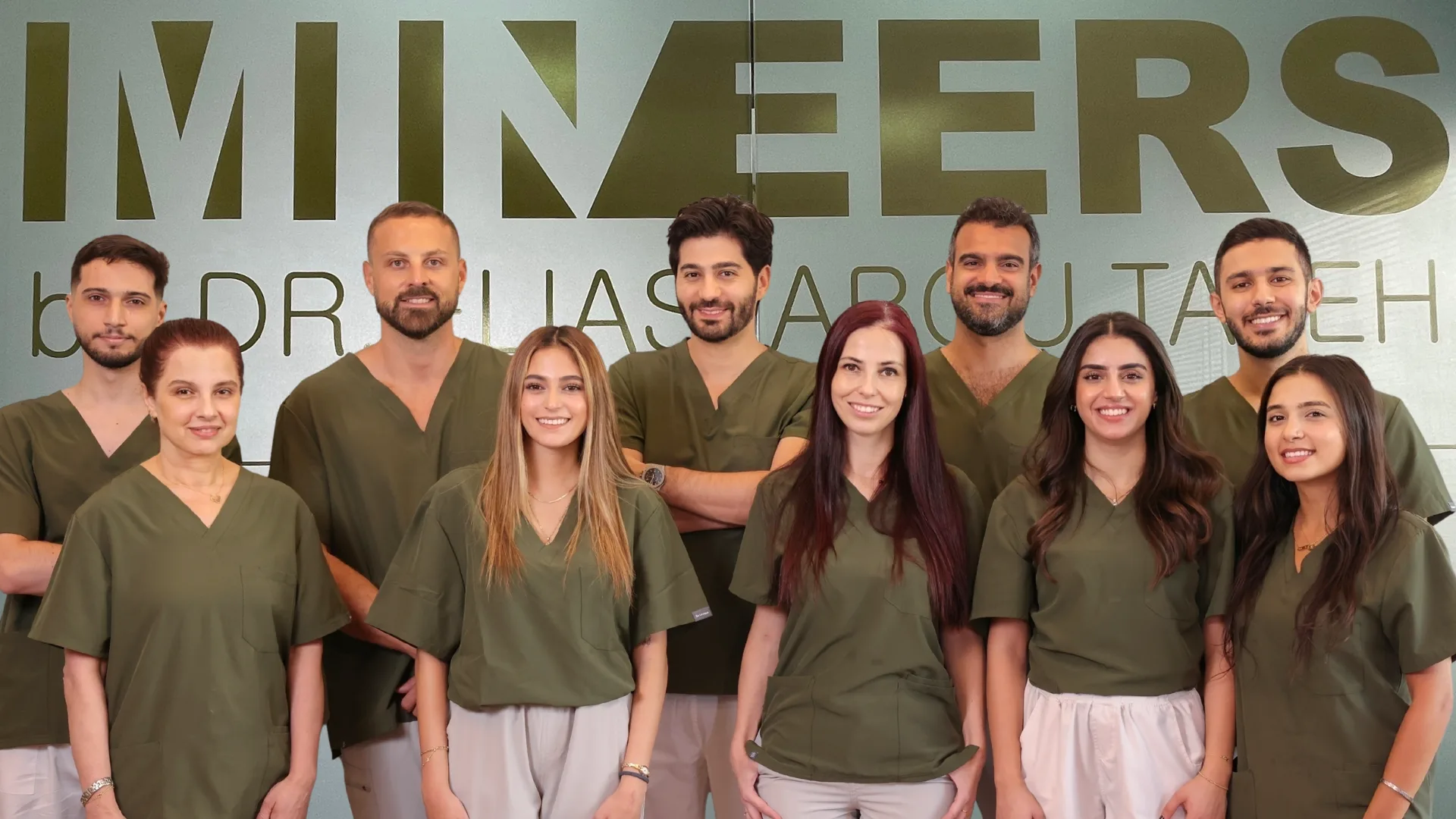 Mineers Smile Center dental team, a digital dental clinic in Beirut